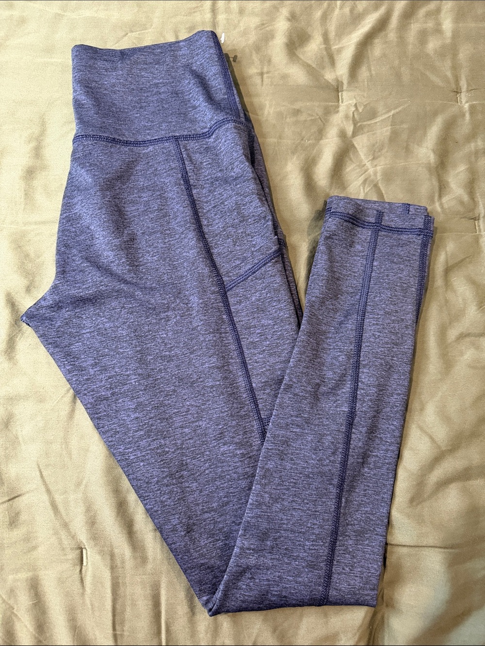 aerie Heathered Navy High-Rise Leggings